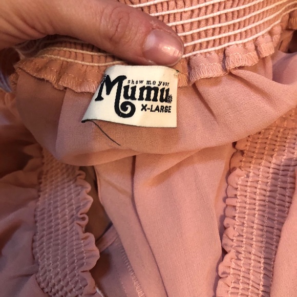 2/$50 bundle | SMYMM Hacienda Maxi Dress Rosebud Chiffon - Picture 4 of 8